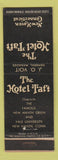 Matchbook Cover - Hotel Taft New Haven CT BLACK Diamond