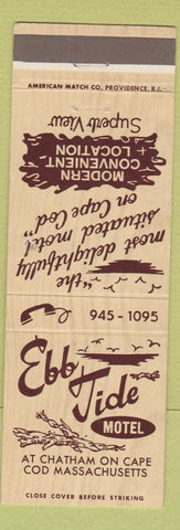 Matchbook Cover - Ebb Tide Motel Chatham MA Cape Cod