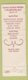 Matchbook Cover - The Springs Inn Motor Lodge New Ashford MA
