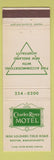 Matchbook Cover - Charles River Motel Boston MA