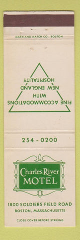 Matchbook Cover - Charles River Motel Boston MA