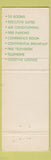 Matchbook Cover - Charles River Motel Boston MA