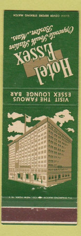 Matchbook Cover - Hotel Essex Boston MA