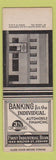 Matchbook Cover - First Industrial Bank Denver Colorado SAMPLE