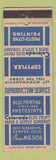 Matchbook Cover - Colorado Blue Print Paper Supply Printing Denver Colorado