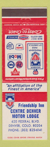 Matchbook Cover - Friendship Inn Centre Denver Colorado