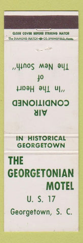 Matchbook Cover - Georgetonian Motel Georgetown SC