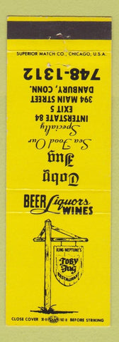 Matchbook Cover - Toby Jug Restaurant Danbury CT