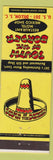 Matchbook Cover - South of the Border Mexico Shop Motel Dillon SC