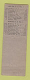 Matchbook Cover - Wallace Motor Court Restaurant SC Cheraw MERCHANTS