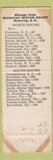 Matchbook Cover - Manning Motor Court Manning SC