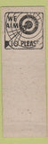 Matchbook Cover - Columbus Modern Tourist Cottages Columbus MS WEAR