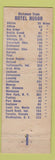 Matchbook Cover - Hotel Huron Ypsilanti MI WEAR