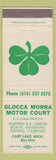 Matchbook Cover - Glocca Morra Motor Court Carp Lake MI