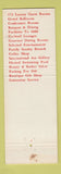Matchbook Cover - Kingsley Inn Bloomfield Hills MI