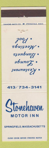 Matchbook Cover - Stonehaven Motor Inn Springfield MA
