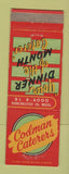 Matchbook Cover - Codman Catering Dorchester MA WEAR