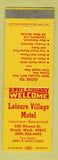 Matchbook Cover - Leisure Village Motel Omak WA WEAR