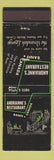 Matchbook Cover - Andrianne's Restaurant Banff AB WORN