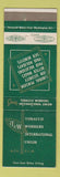 Matchbook Cover - Tobacco Workers Union AFL CIO Washington DC