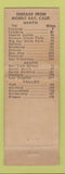Matchbook Cover - Golden Tee Motel Morro Bay CA
