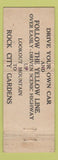 Matchbook Cover - Rock City Gardens Lookout Mountain GA