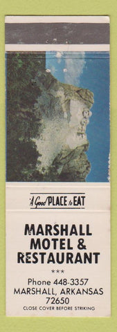Matchbook Cover - Marshall Motel Restaurant AR WEAR