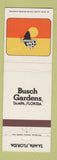 Matchbook Cover - Busch Gardens Tampa FL Dark Continent Africa