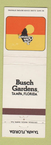 Matchbook Cover - Busch Gardens Tampa FL Dark Continent Africa