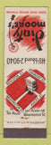 Matchbook Cover - Dinty Moore's Boston MA