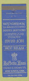Matchbook Cover - Hof Brau Restaurant New Haven CT