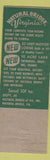 Matchbook Cover - Natural Bridge Hotel Cottages VA