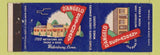 Matchbook Cover - D'Angelo Restaurant Waterbury CT