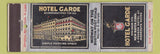 Matchbook Cover - Hotel Glade New Haven CT UNIVERSAL LONG WEAR
