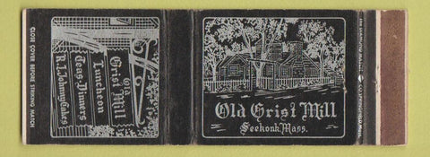 Matchbook Cover - Grist Mill Restaurant Seekonk MA WEAR