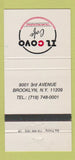 Matchbook Cover - Il Covo Cafe Italian Brooklyn NY 30 Strike
