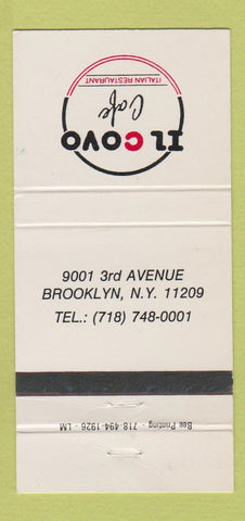 Matchbook Cover - Il Covo Cafe Italian Brooklyn NY 30 Strike