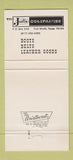 Matchbook Cover - Justin 100 Bonner's Boot Repair Lamesa TX 30 Strike