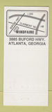 Matchbook Cover - Wind Faire Atlanta GA 30 Strike