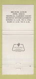 Matchbook Cover - Billie's Restaurant Bar Key West FL 30 Strike
