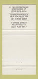 Matchbook Cover - Brett's Restaurant Bar New Rochelle NY 30 Strike