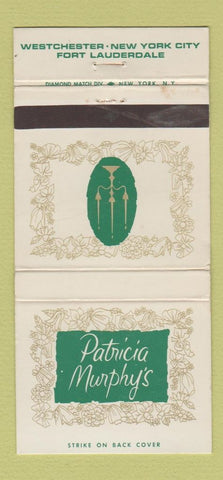 Matchbook Cover - Patricia Murphys New York City Westchester NY WEAR 30 Strike