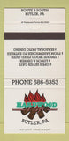 Matchbook Cover - Hardwood Cafe Butler PA 30 Strike
