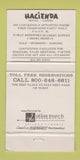 Matchbook Cover - Las Vegas NV Hacienda Hotel Casino WEAR 30 Strike