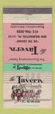 Matchbook Cover - The Tavern New Wilmington PA WEAR 30 Strike