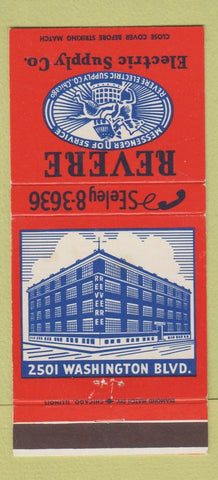 Matchbook Cover - Revere Electric Supply Chicago IL 30 Strike