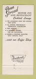 Matchbook Cover - Penn Stroud Motor Inn Stroudsburg PA 30 Strike