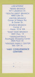 Matchbook Cover - American Bank of Commerce girlie Vinton Starks LA 30 Strike