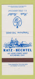 Matchbook Cover - Ratz Bechtel Kitchener ON 30 Strike