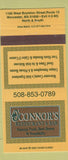 Matchbook Cover - O'Connor's Restaurant Bar Worcester MA 30 Strike
